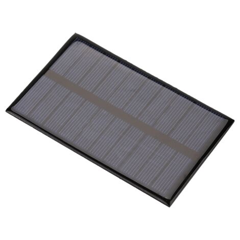 Panneau solaire portable 5V 1.2W mini pour chargeur DIY, module d'alimentation polycristallin 110x69mm