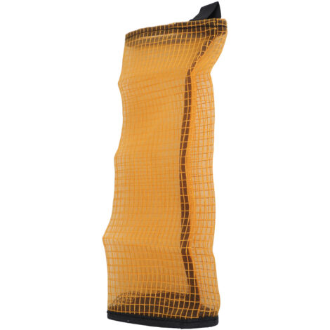 Porte-sacs mural cuisine, distributeur rangement sacs plastique jaune, organisateur pratique (1/5)