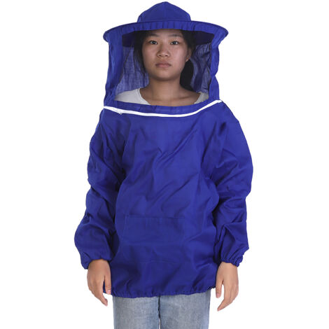 Veste de Protection Apicole Professionnelle pour Apiculteur - Équipement Apicole Bleu (1/5)