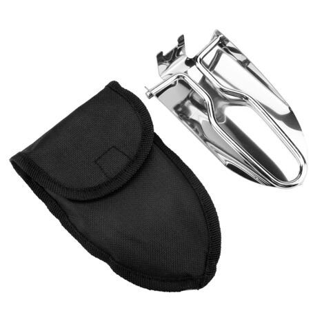 Pelle de Survie Pliable Mini Portable Multifonction pour Randonnée Camping Pêche (1/5)