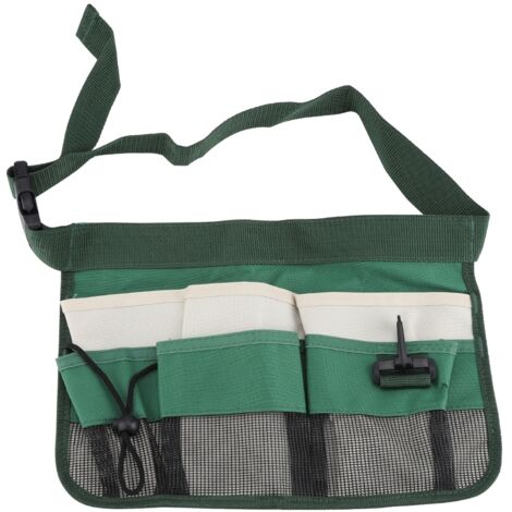 Sacoche d'outils électrique multi-poches avec ceinture renforcée, polyvalente et pratique (Vert) (1/5)