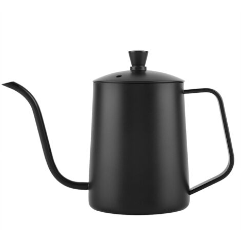 Bouilloire Cafetière Inox 550ml Bec Verseur Long pour Maison Café Bar (1/5)