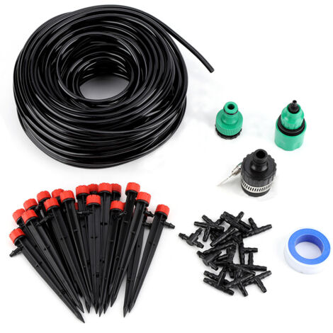 Kit d'irrigation goutte à goutte enterré 25 mètres pour arrosage automatique plantes et fleurs (1/5)