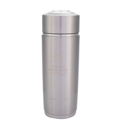 Gourde Ionisante Alcaline en Acier Inoxydable Portable - Équilibre Nano Bio-Énergie (Argent) (1/5)
