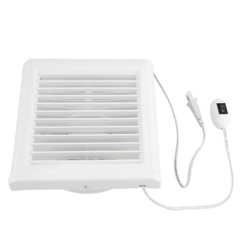 Ventilateur mural 15W 220V silencieux pour salle de bain, cuisine, garage - Ventilation efficace (1/5)