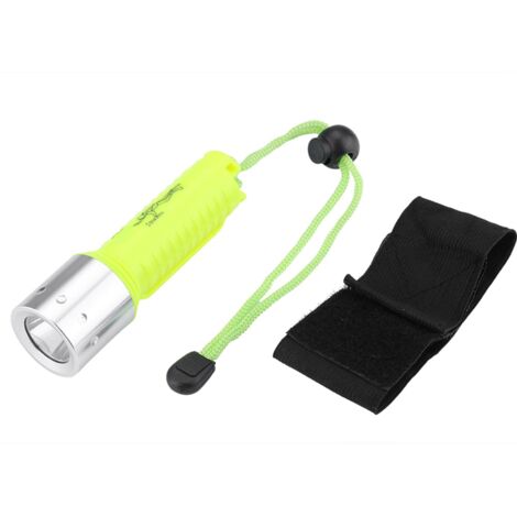 Lampe de plongée étanche portable en alliage d'aluminium avec dragonne pour activités extérieures (1/5)
