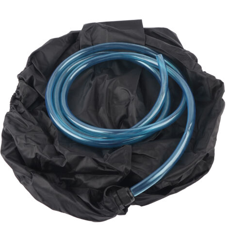 Housse de Protection pour Climatiseur Noir, Imperméable et Anti-Poussière, 3 m de Tuyaux d'Eau (1/5)