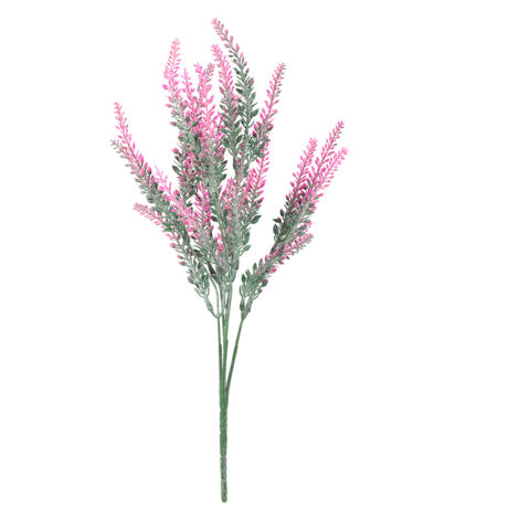 Bouquet de mariée artificiel 25 têtes lavande, décoration de fête et maison (rouge rose) (1/5)