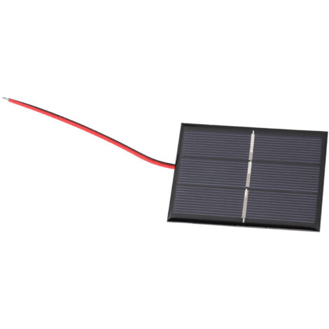 2 pièces Panneau Solaire Portable Mini 0.65W 1.5V pour Chargeur de Batterie DIY Module d'Alimentation (1/5)