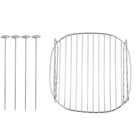 Grille de remplacement double couche pour four à air Philips, avec brochettes et plaque de cuisson (1/5)