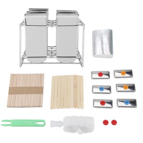 Moule à Glace en Acier Inoxydable pour Usage Domestique et Professionnel - Fabricant de Pops DIY (4 Pièces) (1/5)