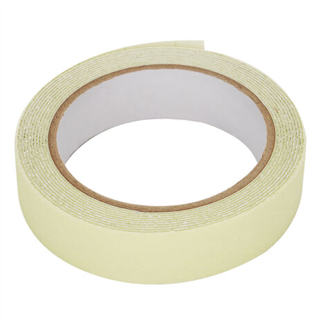 Ruban de sécurité PVC antidérapant et lumineux pour escaliers (2,5 cm x 3 m) - Adhésif de décoration et avertissement (1/5)