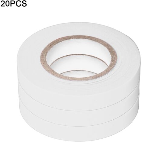 Lot de 20 bandes élastiques jardin extensibles pour tomates, vignes et concombres - Blanc (1/5)