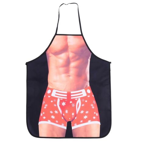 Tablier de Cuisine 3D Drôle pour Homme et Femme, Imperméable et Résistant (Style Sportif) (1/5)