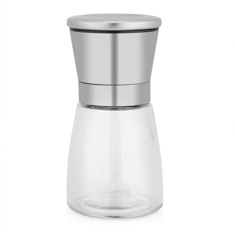 2 Pièces Moulin à Sel et Poivre en Acier Inoxydable avec Meule Céramique Réglable (1/5)
