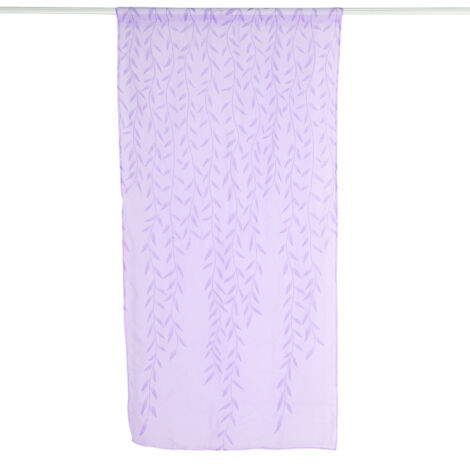 Rideau pour chambre et balcon avec poche à tringle, traitement fenêtre violet (1/5)