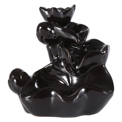 Brûleur d'Encens Rétrograde en Céramique avec Support pour Cônes, Décoration Maison (1/5)