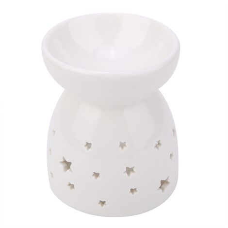 Lampe à parfum de nuit en céramique pour huiles essentielles et aromathérapie (1/5)