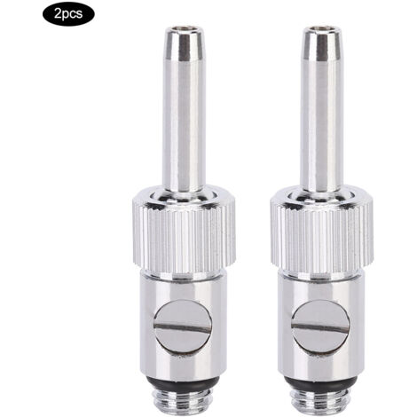 2 Pièces Buse de Fontaine Droite Universelle Réglable avec Robinet M10 Filetage Mâle pour Jardin (1/5)