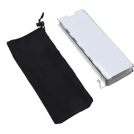 Pare-vent portable 16 pièces en alliage d'aluminium pour four de camping (1/5)