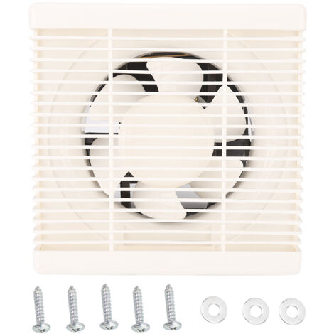 Ventilateur mural 220V silencieux pour cuisine et salle de bain, système de ventilation mural (1 Trepanni200) (1/5)