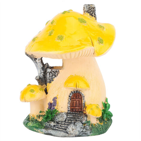 1 Pièce Sculpture Maison Champignon Décor Jardin Pelouse Art Cour Ornement Terrasse (1/5)