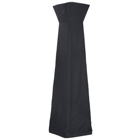 Housse de Protection pour Chauffage de Terrasse Extérieur, Couverture Anti-Poussière pour Chauffage Jardin (Noir, 221 x 84 cm) (1/5)
