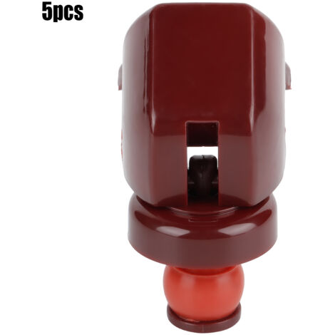 5 pièces Bouchon à Vin Champagne Presse-étoupe Liège Bouchon Scellé Rouge (1/5)