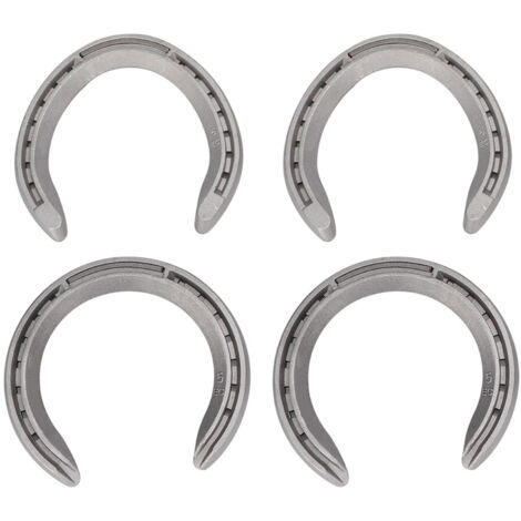 Kit de 4 fers à cheval en alliage d'aluminium, accessoire équipement d'équitation type 5 (1/5)