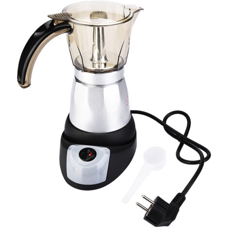 Cafetière Moka Électrique Grande Capacité 300ml pour Expresso, Prise EU (1/5)