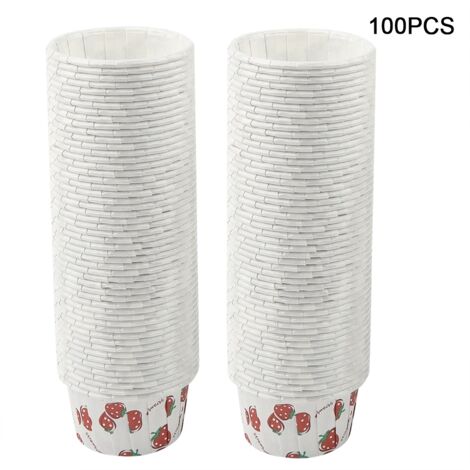 100 Pièces Caissettes à Cupcakes Papier Rond pour Pâtisserie Muffins Fête Maison Mariage (1/5)