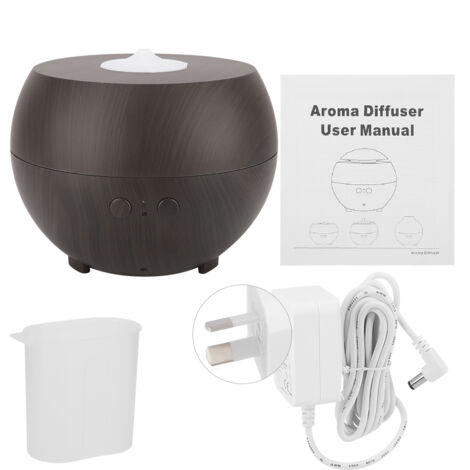 Diffuseur d'humidité silencieux avec fonction purificateur d'air pour bureau et maison, prise australienne (couleur foncée) (1/5)