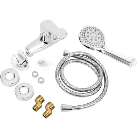 Tête de douche multifonction réglable G1/2 pouce, kit de douche pour salle de bain (1/5)