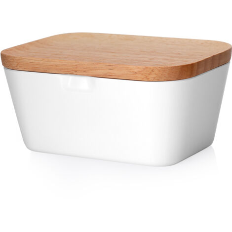 Boîte de Conservation au Beurre avec Couvercle en Bois (1/5)