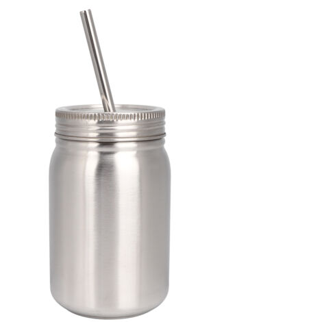 Gobelet isotherme en acier inoxydable 700ml avec couvercle et paille, idéal pour activités extérieures et usage quotidien. (1/5)