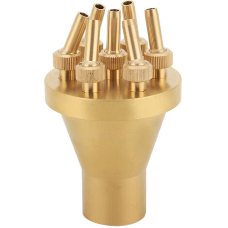 Buse de fontaine droite à 2 étages DN25 pour bassin de jardin, outil de pulvérisation (1/5)