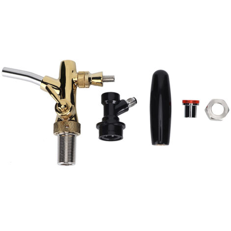 Robinet à Bière Ajustable en Acier Inoxydable avec Fermeture à Bille pour Fût de Brassage Maison (1/5)