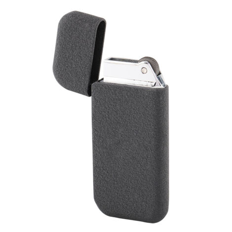 Rechargeable Lighter Butane Slim Safe Black Without Gas Normal Flame (1/5)