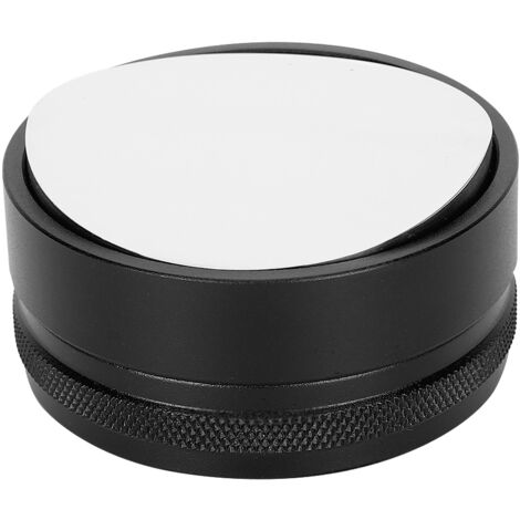 Presse-café réutilisable en acier inoxydable 58mm noir pour mouture (1/5)