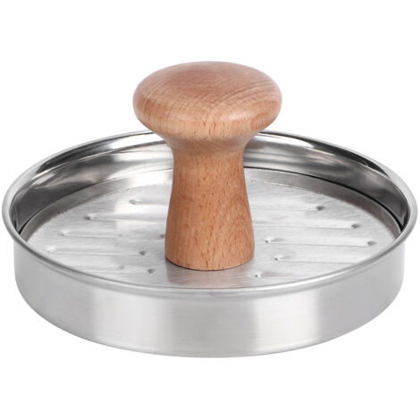 Moule à Hamburger en Acier Inoxydable 304, Accessoire de Cuisine pour Préparation de Steaks Hachés (1/5)