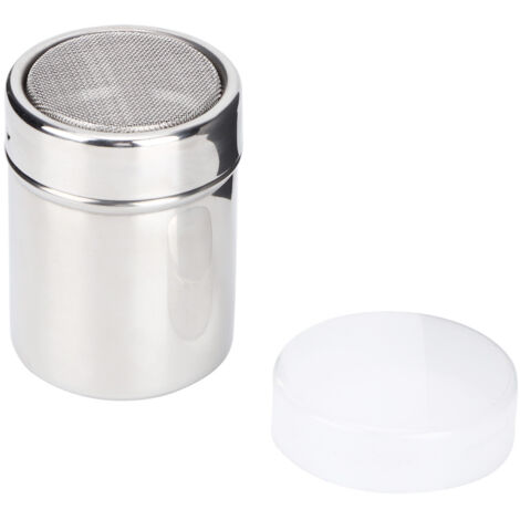 Pot à épices en acier inoxydable pour sel, poivre et assaisonnements, idéal pour cuisine et barbecue (1/5)