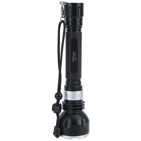 Lampe Torche Plongée 100M Étanche LED - Alliage Aluminium, Lumière Puissante pour Randonnée Camping