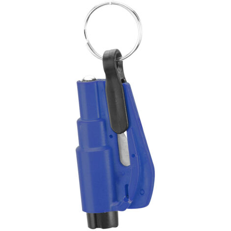 Marteau de secours multifonction pour voiture - Outil de bris de vitre et d'évacuation d'urgence (Bleu) (1/5)