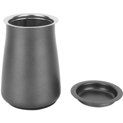 Filtre à Café Manuel en Acier Inoxydable pour Poudre de Café Noir - Accessoire de Préparation (1/5)