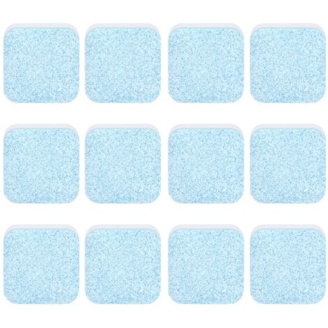 12 Comprimés Effervescents Nettoyants pour Lave-linge, Élimination des Saletés et Désinfection (1/5)