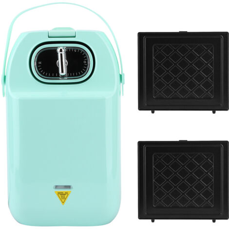 Grille-pain multifonction pour sandwichs - Appareil à petit-déjeuner - Outil de cuisine - Prise AU 220V - Vert (1/5)
