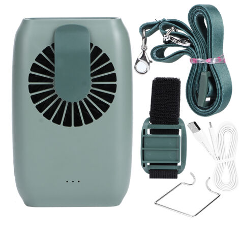 Ventilateur de Bureau Mini USB 5V Portable pour Sports Extérieurs, Maison, Ceinture et Poignet (1/5)