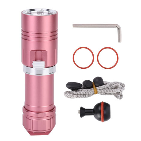 Lampe Torche LED L2 Etanche 100M pour Plongée et Camping
Variateur Continu Rose (1/5)