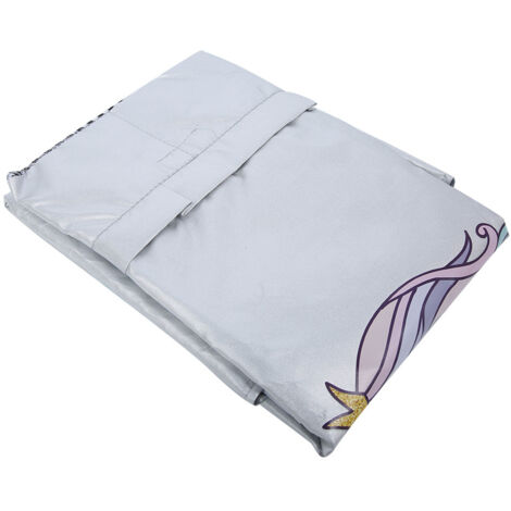 Housse de Machine à Laver Imperméable en Tissu Oxford avec Ouverture Supérieure et Design Cartoon (1/5)