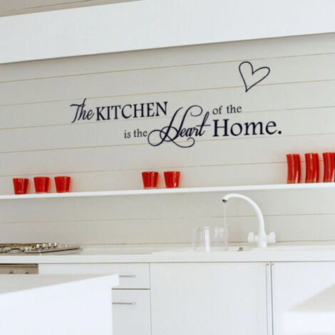 Autocollant mural PVC DIY avec motifs de mots en anglais, papier peint ...